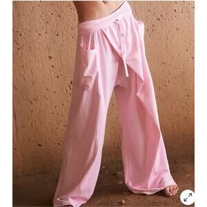 NEW Free People Movement Hot Shot Sport Pant Size Small Cherry Blossom Pink